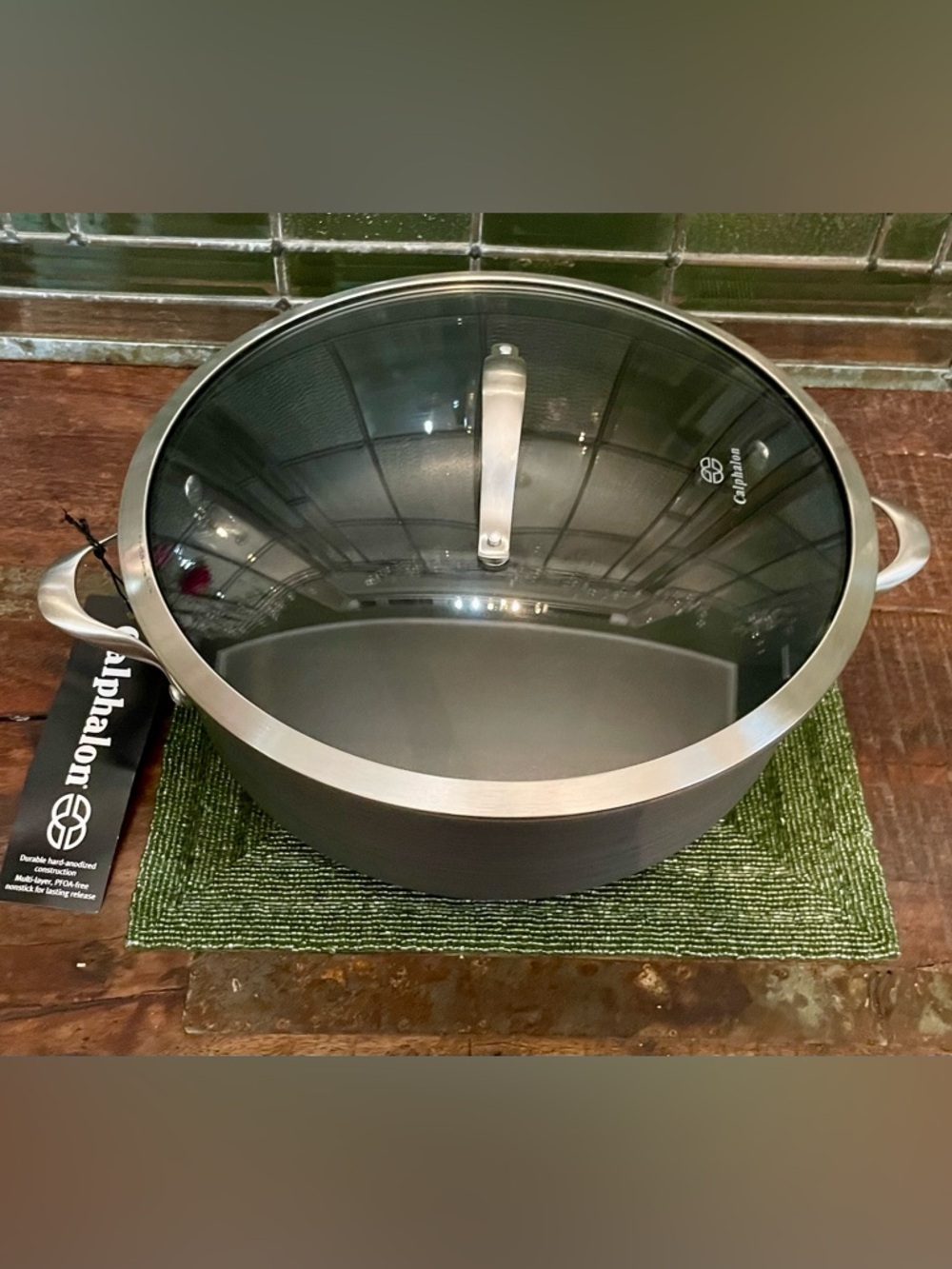 Calphalon Black Premier™ Hard-Anodized Nonstick 8.5 Qrt Dutch Oven NEW MSRP $160